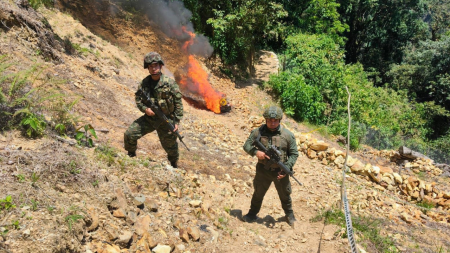 Ocho minas desmanteladas en Antioquia para combatir la minería ilegal Ocho minas desmanteladas en Antioquia para combatir la minería ilegal