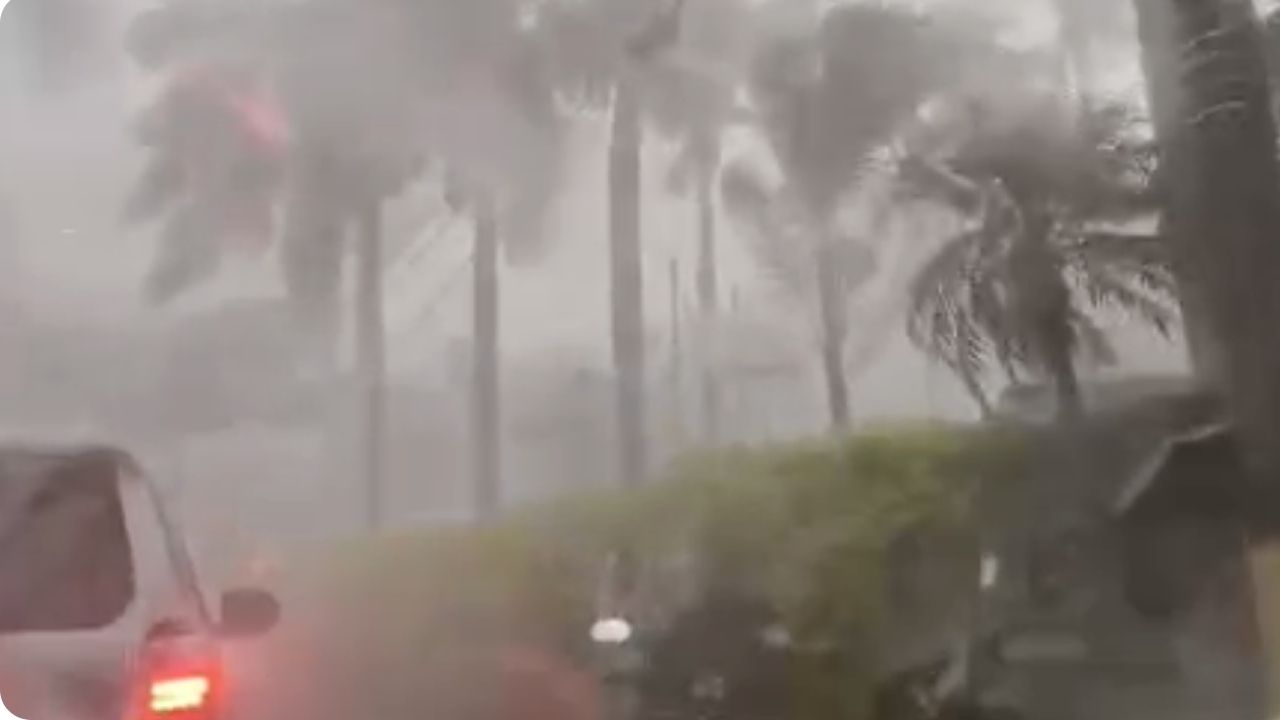Si va a salir, tome precauciones: está lloviendo muy fuerte en varios sectores.
