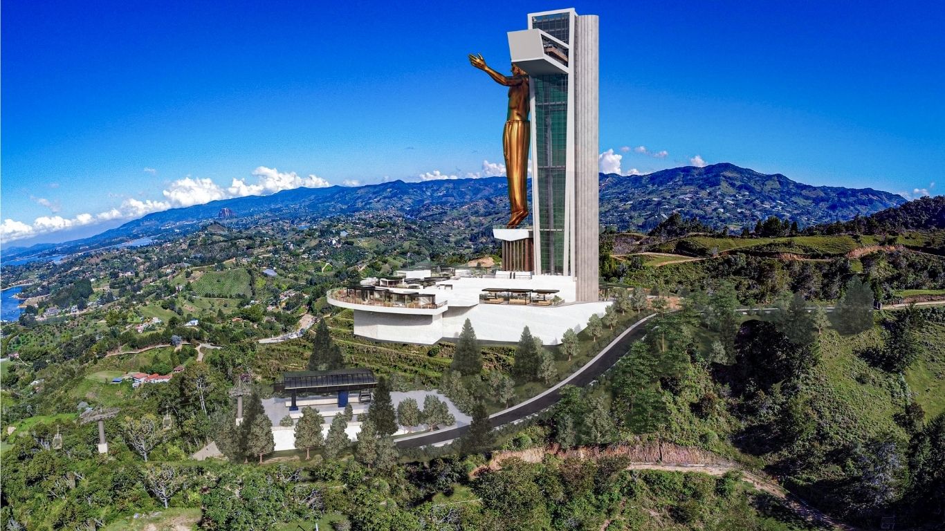 Un Cristo de 86 metros y 700 empleos: así se reinventa El Peñol con turismo sostenible 1 Un Cristo de 86 metros y 700 empleos: así se reinventa El Peñol con turismo sostenible