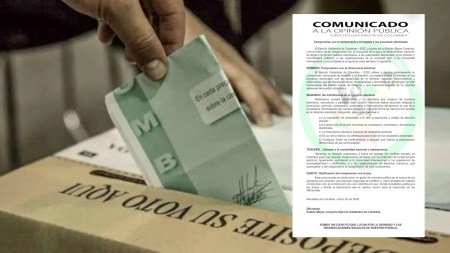 Ejército Gaitanista confirma que no intervendrá en elecciones Ejército Gaitanista confirma que no intervendrá en elecciones