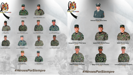 Ya se han identificado 19 cuerpos de militares fallecidos en accidente aéreo en Putumayo Militares identificados accidente aéreo