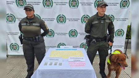 Policía de Urabá incautan chalecos y bolsas con estupefacientes en operativos de control