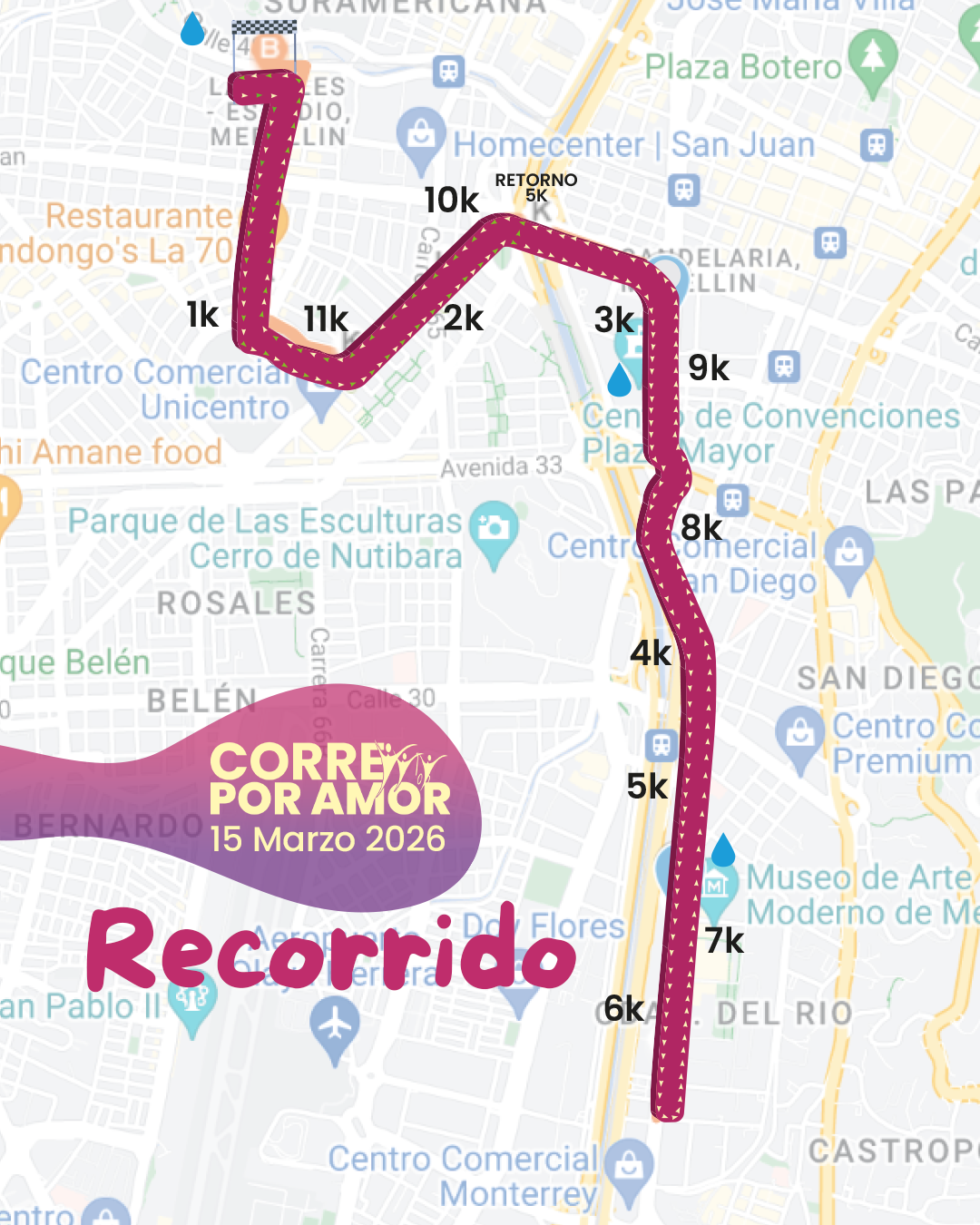 Carrera en Medellín