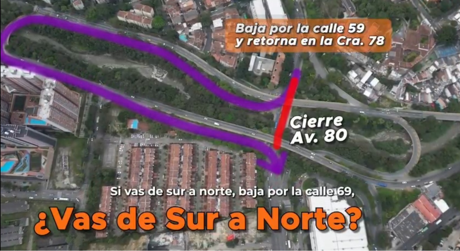Desvío sur-norte 