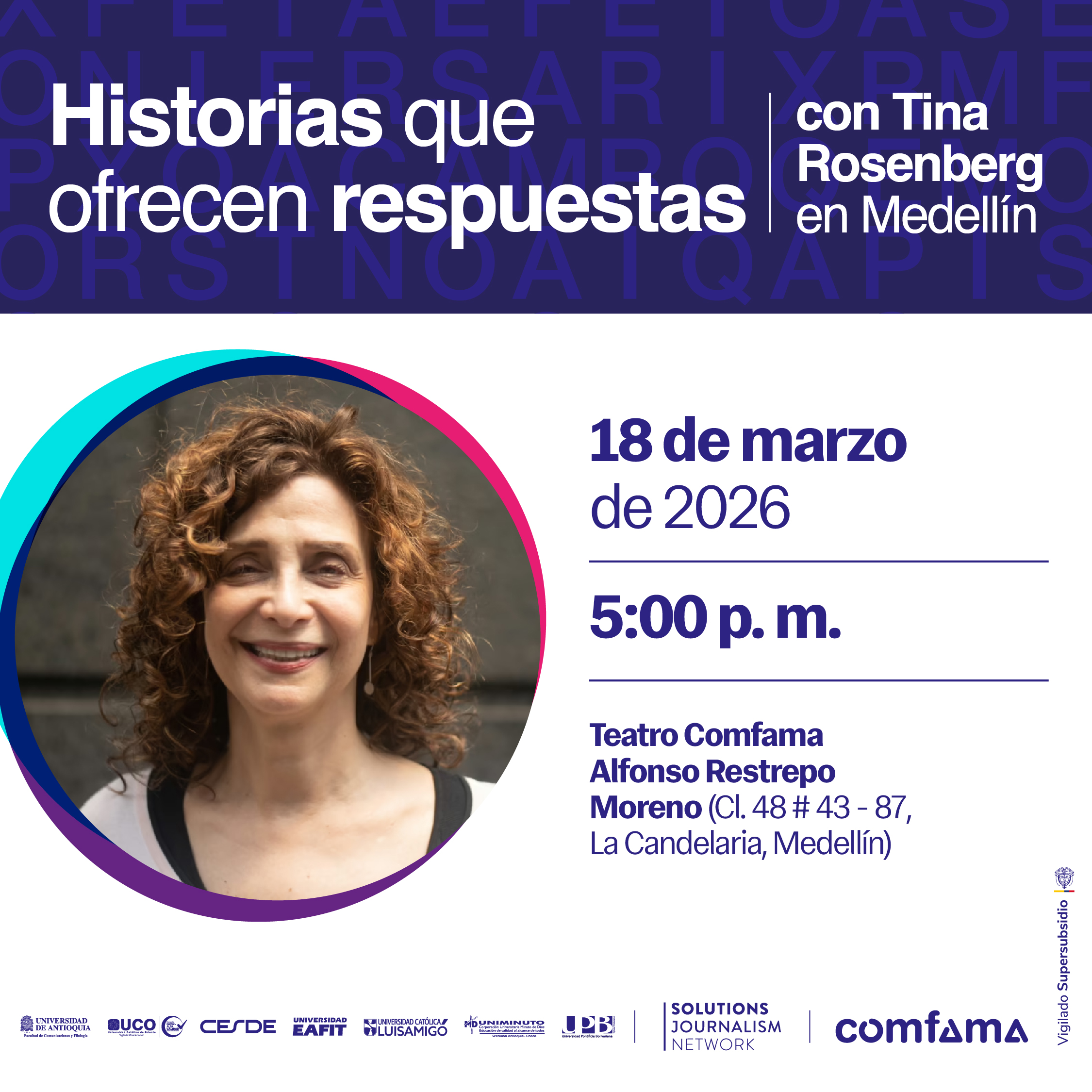 Tina Rosenberg en Medellin 1