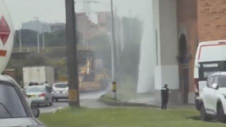 Daño de tubo en La Macarena