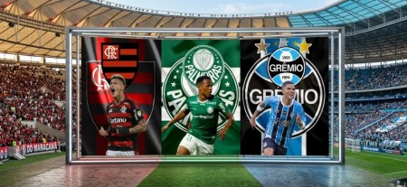 Carrascal con Flamengo, Arias con Palmeiras y Enamorado con Grêmio, conquistan campeonatos brasileños