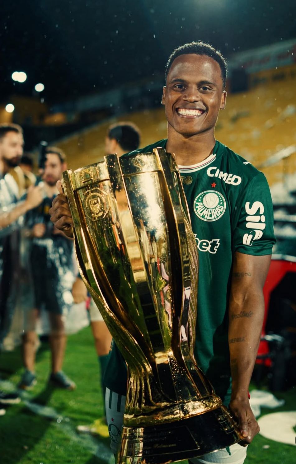 Jhon Arias se coronó campeón con Palmeiras 