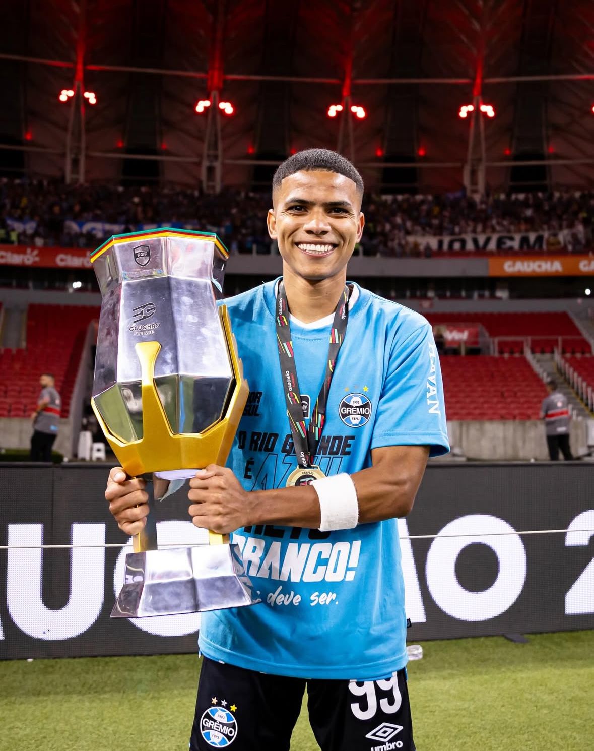 José Enamorado se proclamó campeón del Campeonato Gaúcho con Gremio