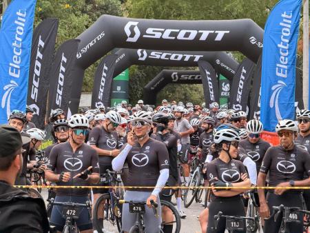 A todo pedal: Barbosa vivió un desafío ciclístico de alto nivel en sus montañas