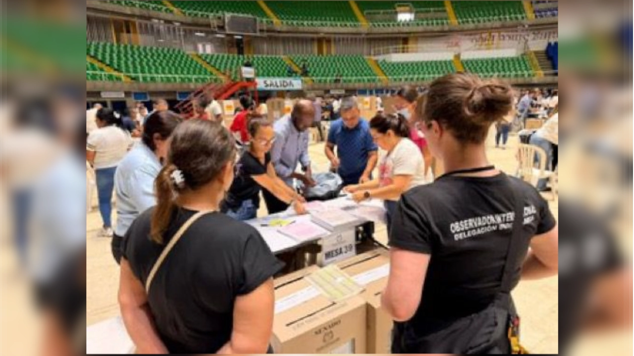 Observadores internacionales destacan transparencia en elecciones al Congreso en Colombia 1 lienzo 1 1 2