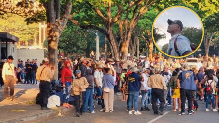 ¿Órdenes de quién? Vinieron desde Córdoba a protestar en Medellín pero confiesan que no saben la razón