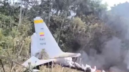 Más de 100 militares a bordo: detalles del grave accidente de un avión Hércules en Putumayo marca 1 6 1