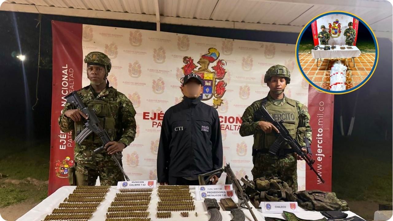 Mientras a alias 'Máquina' lo dieron de baja, a 'Jony Rivera' lo capturaron herido tras combates en Frontino.