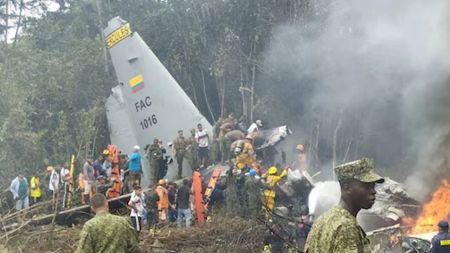 Asciende a 69 la cifra de muertos por el accidente del avión Hércules en Putumayo, falta un militar Asciende a 69 la cifra de muertos por el accidente del avión Hércules en Putumayo, falta un militar