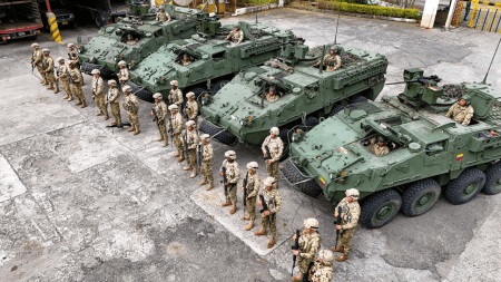 Vehículos blindados para seguridad electoral