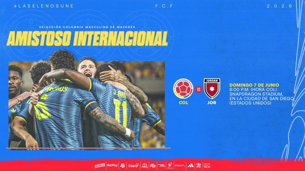El duelo ante Jordania será el último de preparación de la Selección Colombia antes de trasladarse a su campamento en Guadalajara