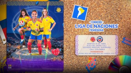 La Selección Colombia Femenina se enfrenta esta noche a Chile en la Liga de Naciones Selección Colombia Femenina busca tiquete Mundialista en la Liga de Naciones