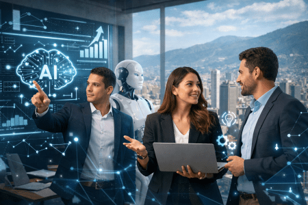 Colombia  avanza en herramientas de IA pero aún no forma líderes en su uso