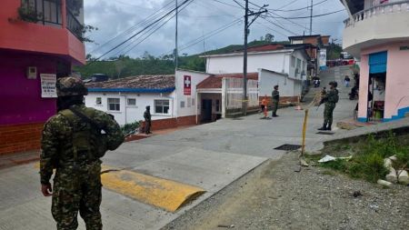 La Séptima División del Ejército Nacional mantiene despliegue en Briceño ante situación de orden público