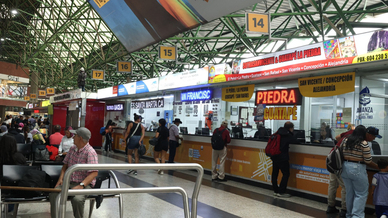 ¿Ya compró su tiquete? Hay aumento de viajeros en terminales de Medellín por Semana Santa