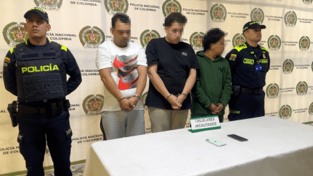 En Medellín capturan a tres integrantes de banda que seguía y robaba a personas después de retirar dinero en el banco
