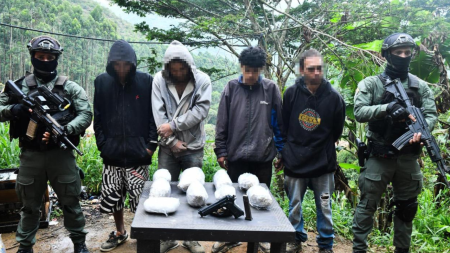 Cae laboratorio de cocaína en Barbosa que sería utilizado por el grupo delincuencial "Los Chatas"