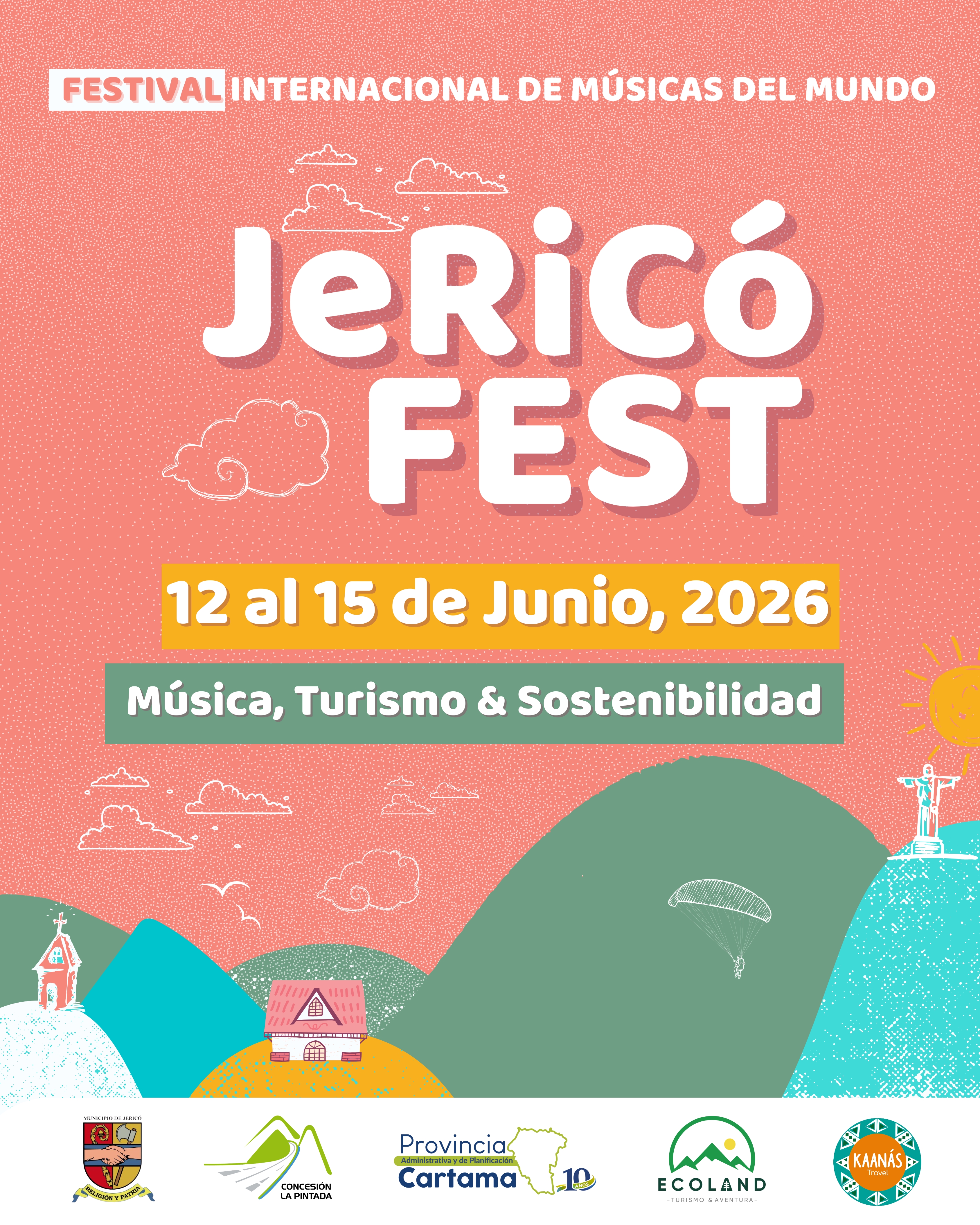 Jericó Fest: el nuevo festival internacional que llegará a Antioquia en 2026