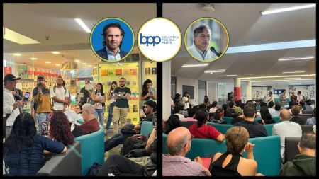"Es contenido proselitista en tiempo de elecciones": discusión de Gustavo Petro y 'Fico' Gutiérrez por publicación del libro del M19 en la Biblioteca Pública Piloto