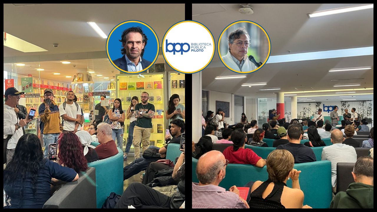 ¿Se publica o no? Discusión de Gustavo Petro y 'Fico' Gutiérrez por publicación del libro del M19 en la Biblioteca Pública Piloto