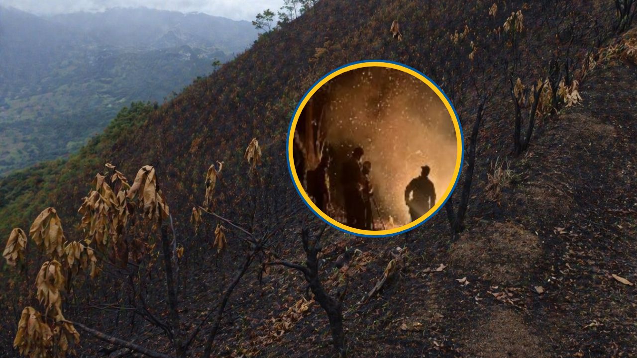 Quema controlada en Ciudad Bolivar