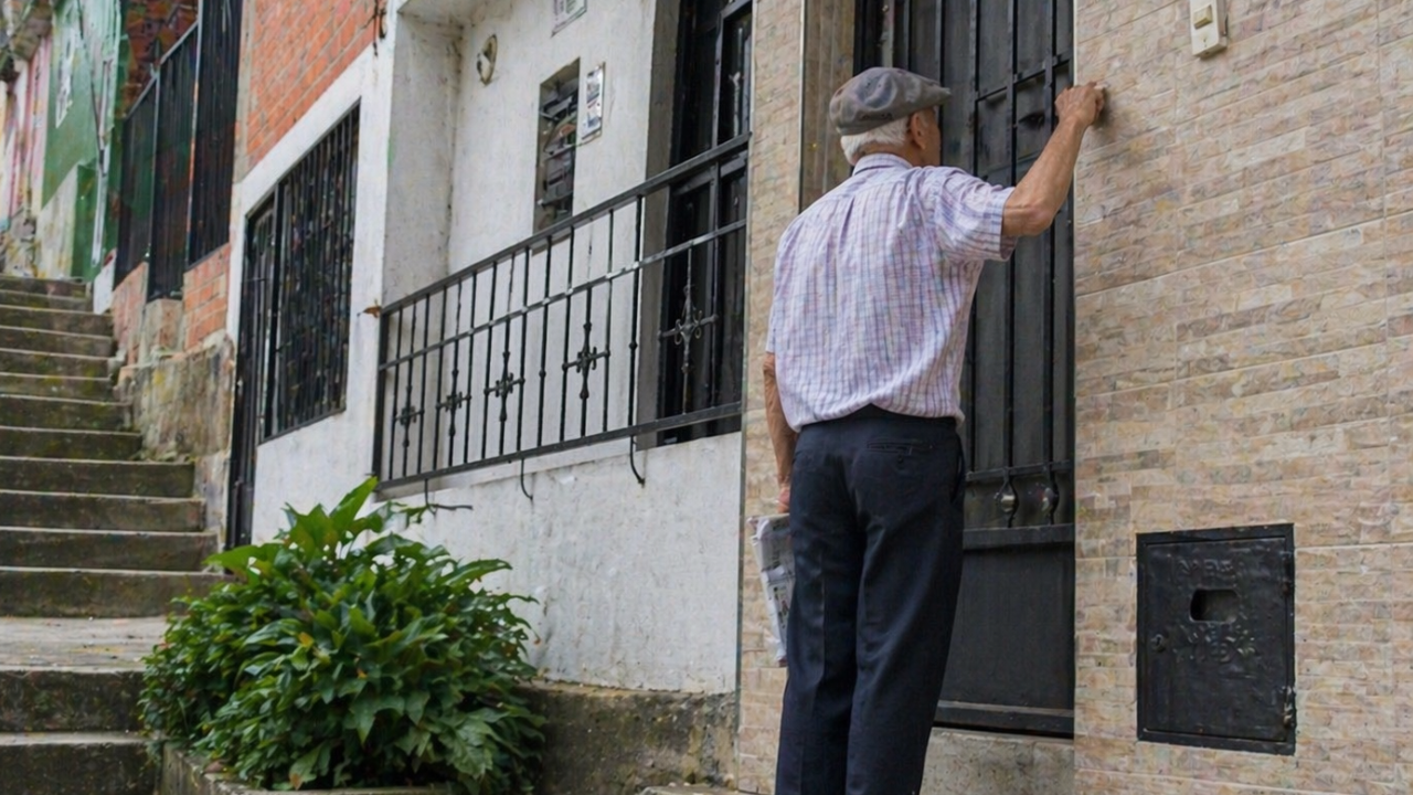 Muere por tocar puerta