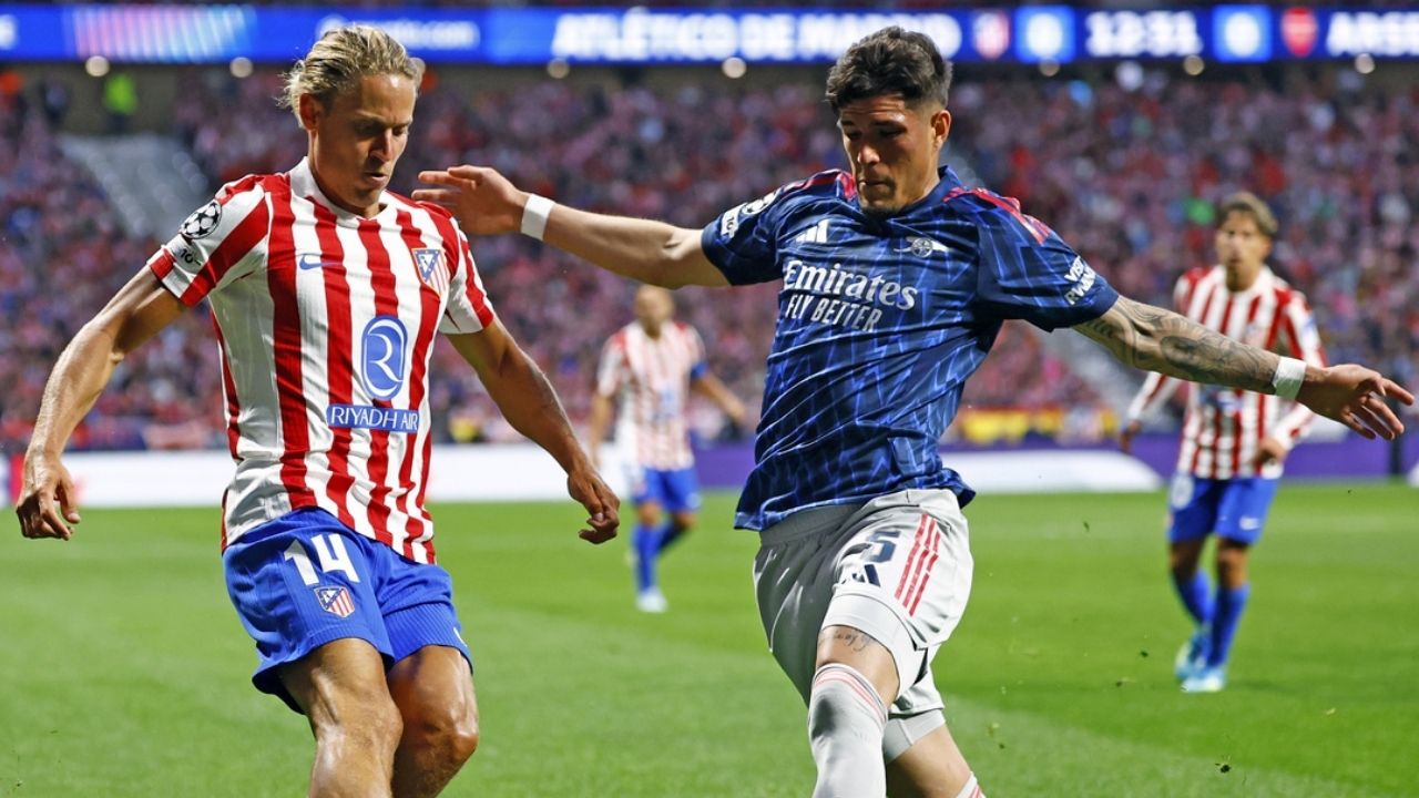 Semifinal entre Atlético de Madrid y Arsenal