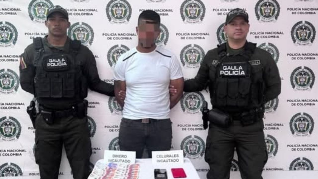 Capturaron a alias 'Juan' en flagrancia, extorcionando en Yarumal; sería parte del Frente 36