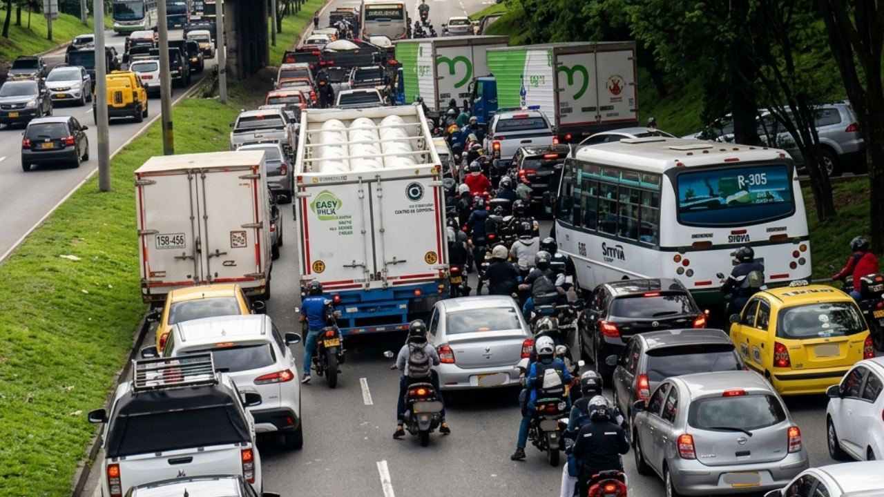 ¡Tomar rutas alternas! Accidente en la Avenida Regional sentido sur-norte