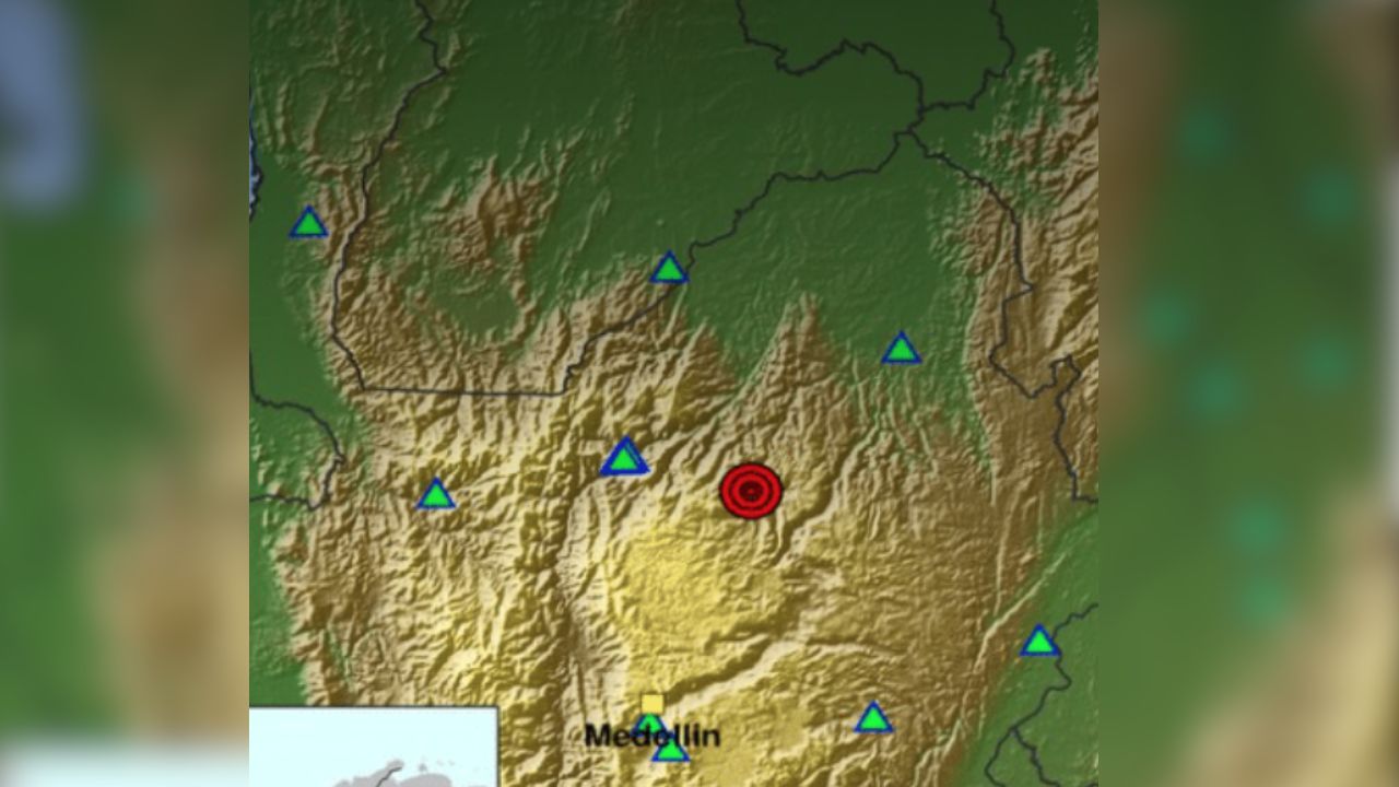 ¿Sintió el temblor? Sismo con epicentro en Anorí sacudió a Antioquia