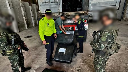 Camión lleno de droga fue incautado en Itagüí: ¡Más de 3 toneladas de marihuana!