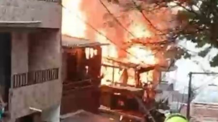 Incendio en Versalles