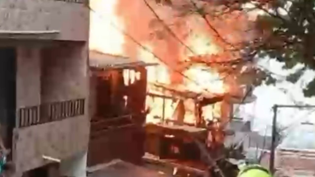 Incendio en Versalles