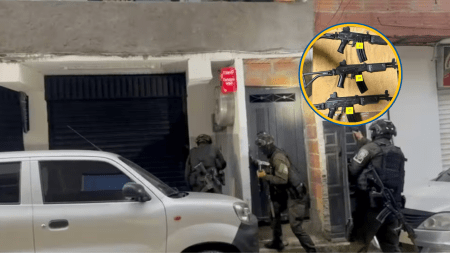Cayó taller subterráneo de armas en Medellín, que estaría distribuyendo armas para disidencias de las Farc y Clan del Golfo