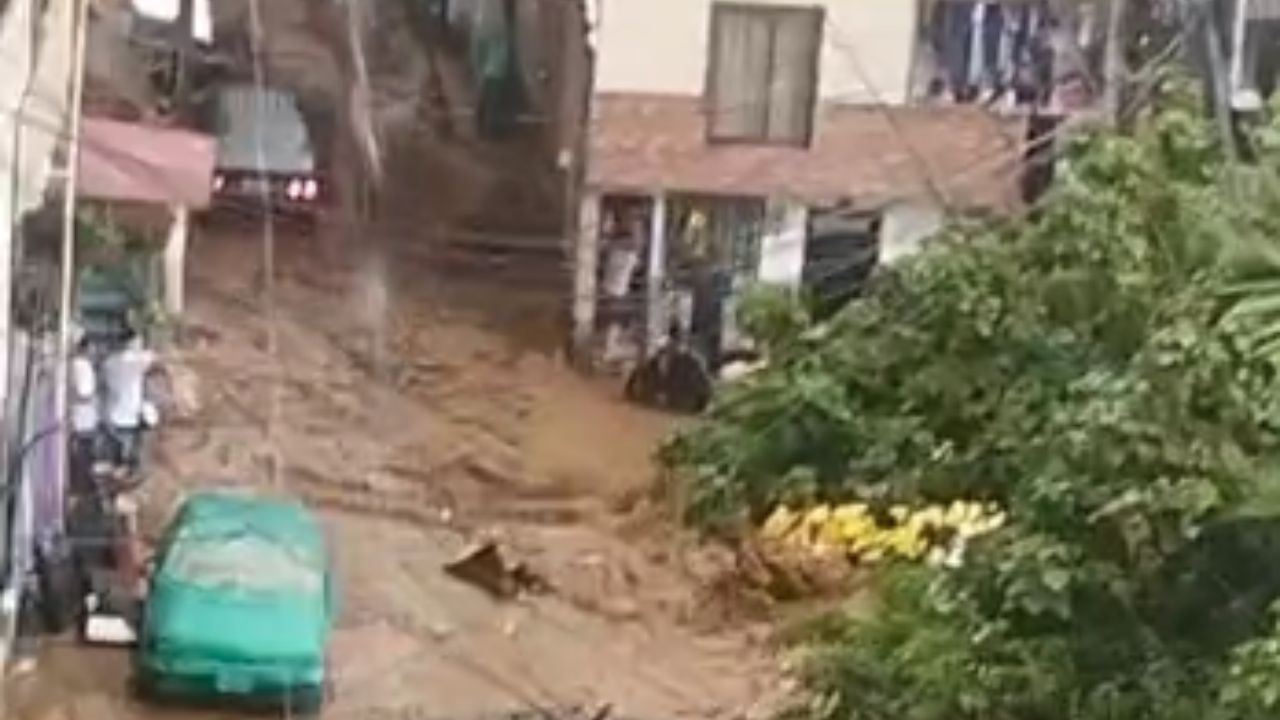 Aguacero en Manrique