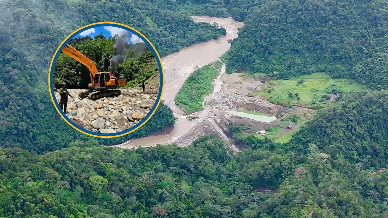 Mineria ilegal río Samaná