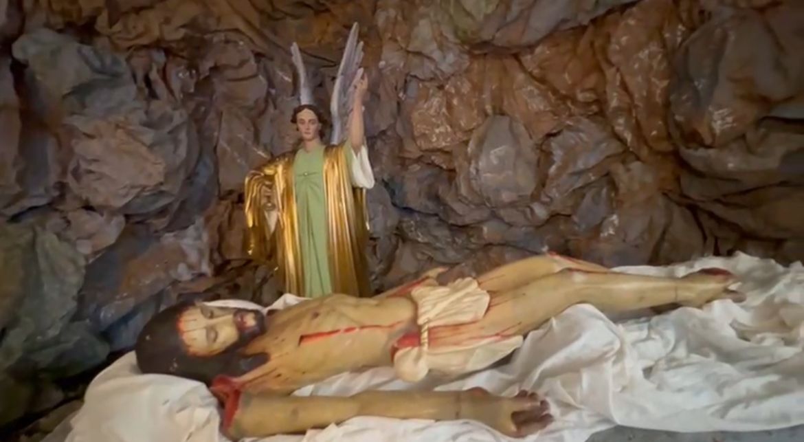 Caramanta extiende durante todo el mes la exposición de su Santo Sepulcro inmersivo tras Semana Santa 2 Caramanta extiende durante un mes la exposición de su Santo Sepulcro inmersivo tras la Semana Santa