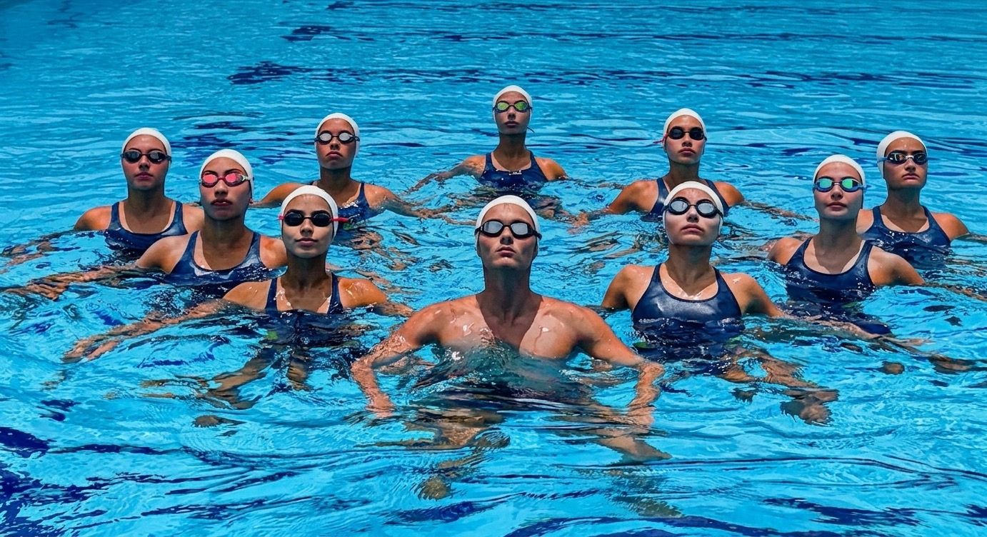 Cuatro antioqueñas serán protagonistas en la Selección Colombia de natación artística que buscará cupo centroamericano