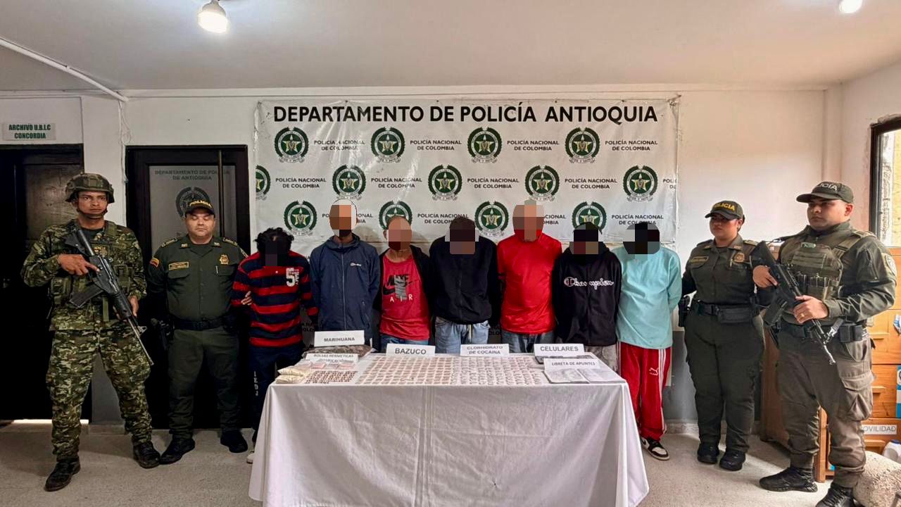 En Concordia capturan a alias ‘Solo’, que estaba acompañado de ‘Talibán’, ‘Pablo’, ‘Lobo’, ‘El Enano’, ‘Barbas’ y ‘Mecato’ 1 Captura alias Solo