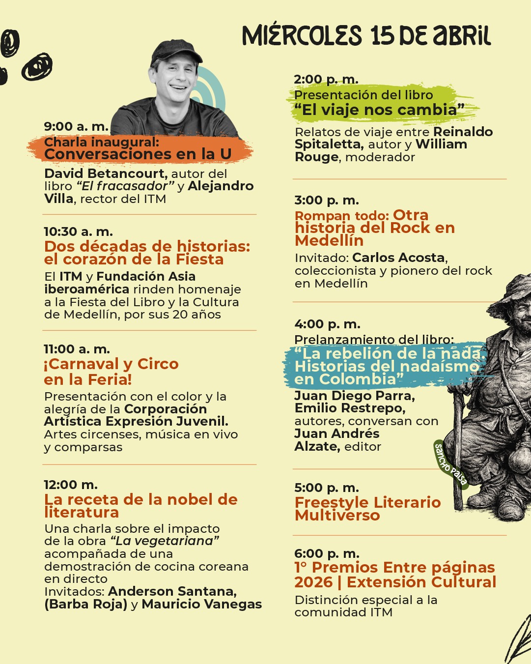Conversatorios, memoria y música hacen parte de la edición 18 de la Feria del Libro del ITM