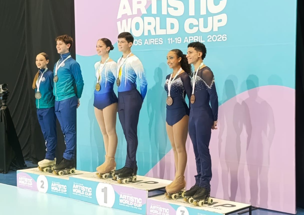 Bronce para Antioquia en la Copa Mundo de Patinaje Artístico en Buenos Aires, Argentina