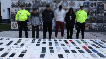 Celulares incautados