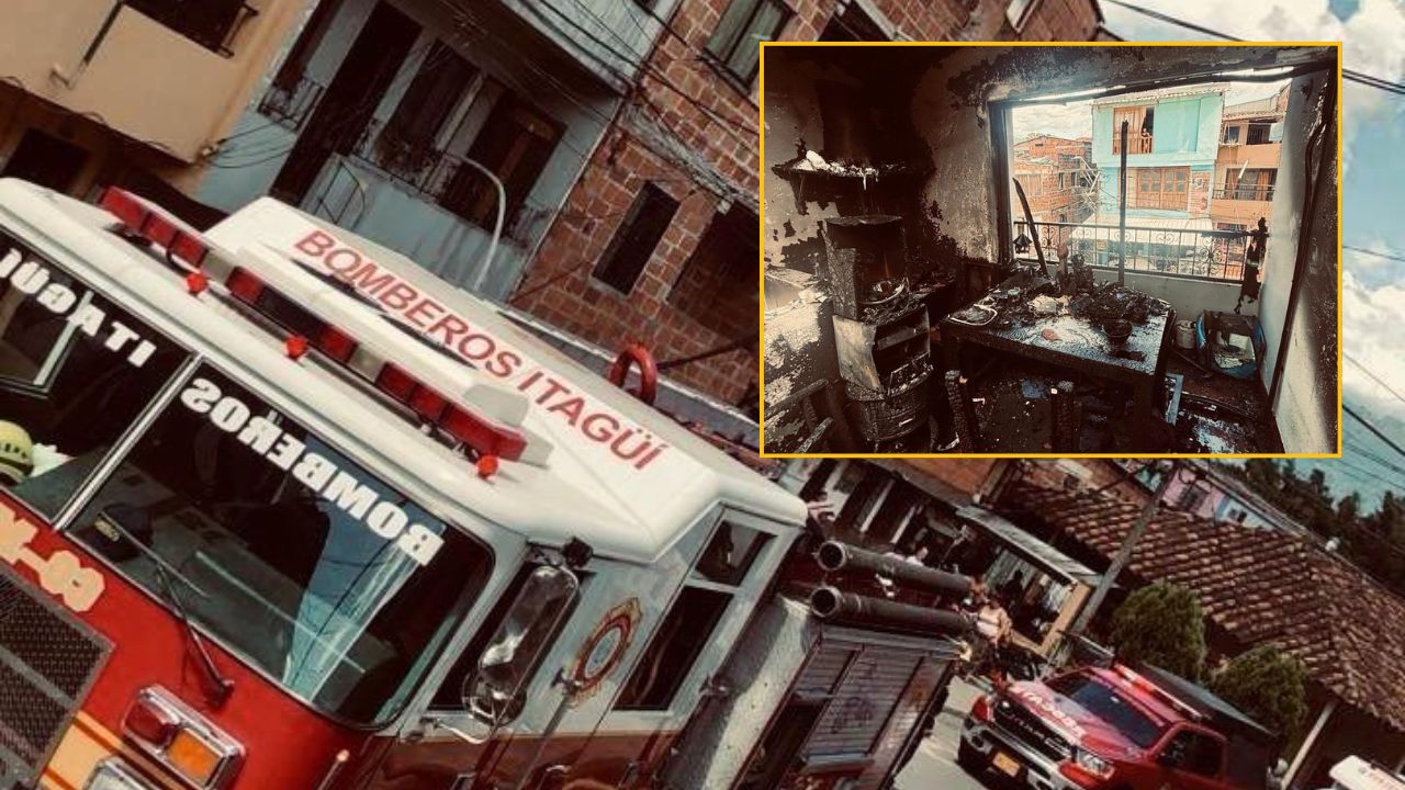Incendio en Itagüí
