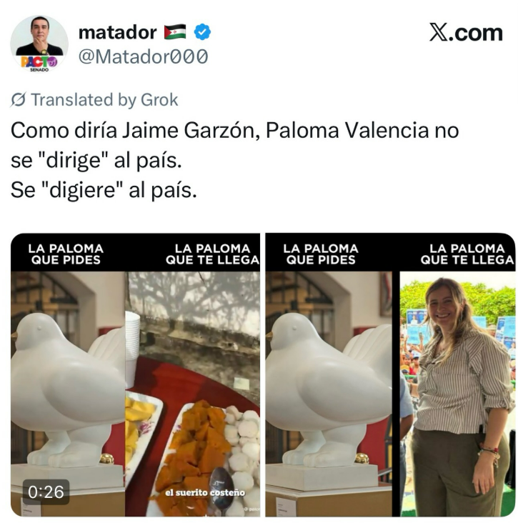 Controversial publicación de ‘Matador’